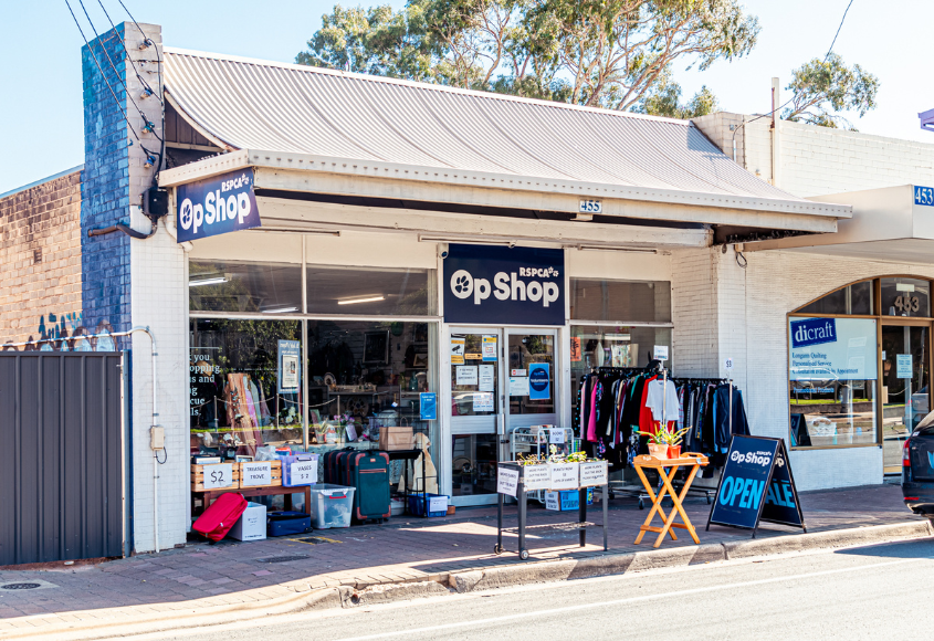 Shop & Save Lives Op Shops Adelaide RSPCA South Australia