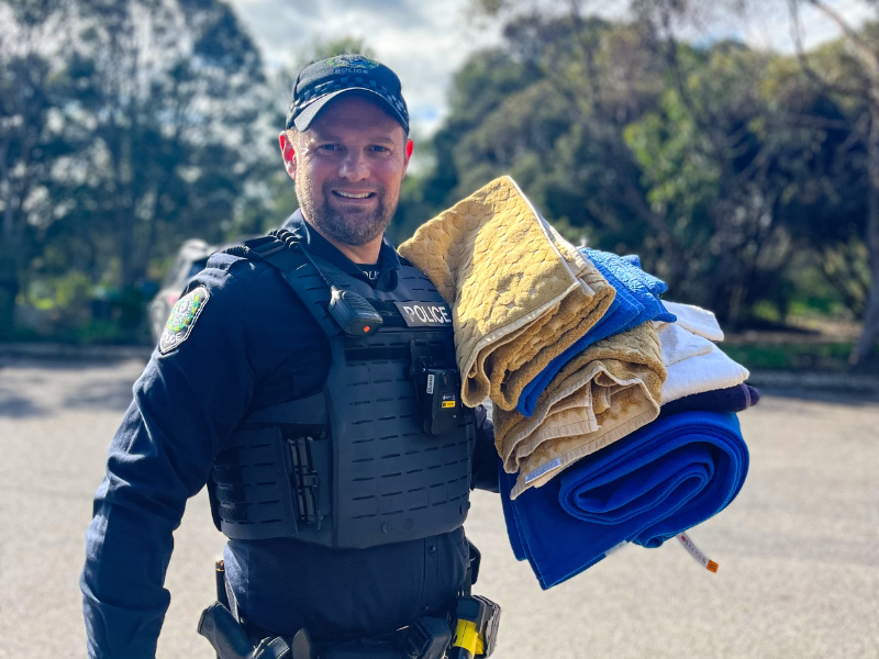 SAPOL's blanket drive is warming hearts and kennels at Lonsdale RSPCA